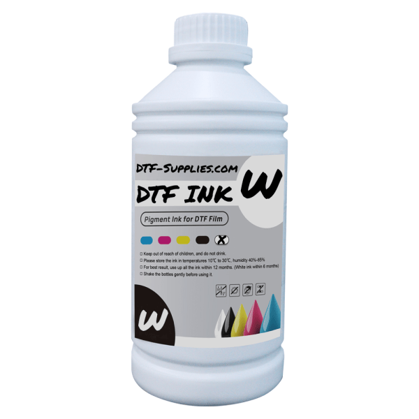 dtf ink bottle White